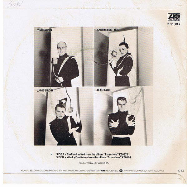 The Manhattan Transfer : Birdland (7", Single)