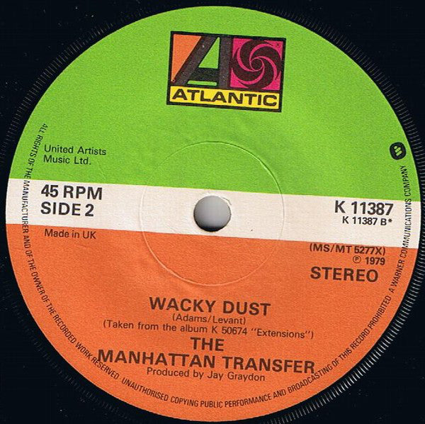 The Manhattan Transfer : Birdland (7", Single)