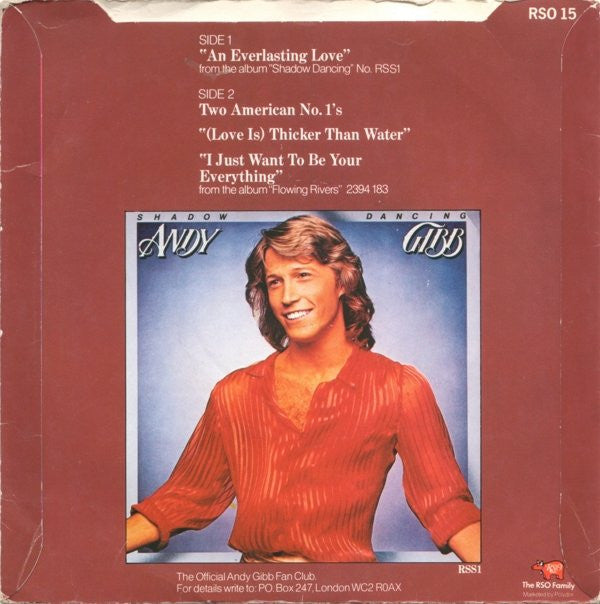 Andy Gibb : An Everlasting Love (7", Single, Pic)