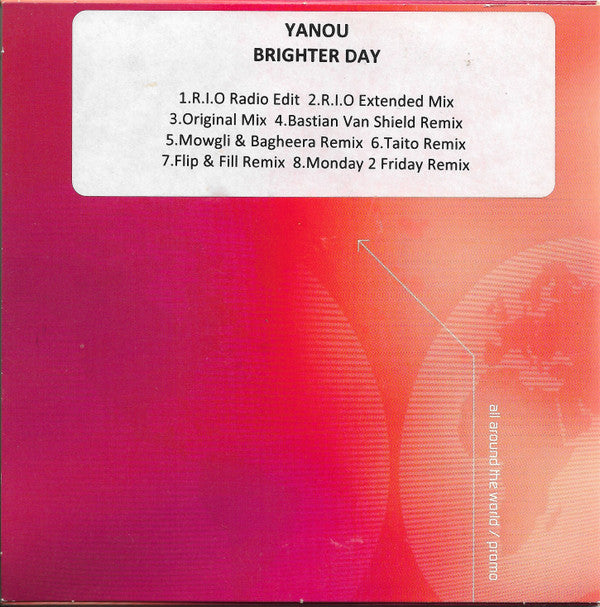 Yanou : Brighter Day (CD, Single, Promo)