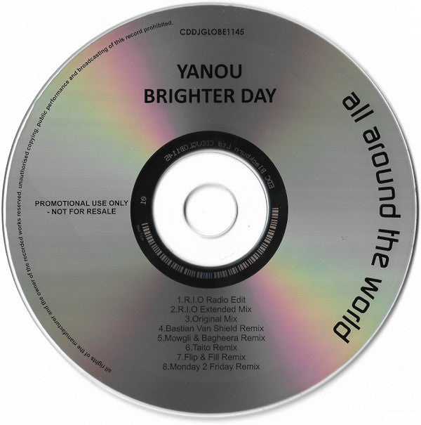 Yanou : Brighter Day (CD, Single, Promo)