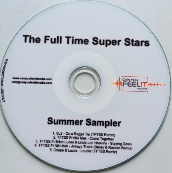 The Full Time Super Stars : Summer Sampler (CDr, Promo, Smplr)