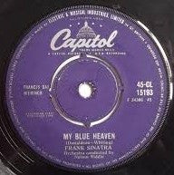 Frank Sinatra : My Blue Heaven / Sentimental Baby (7", Single)