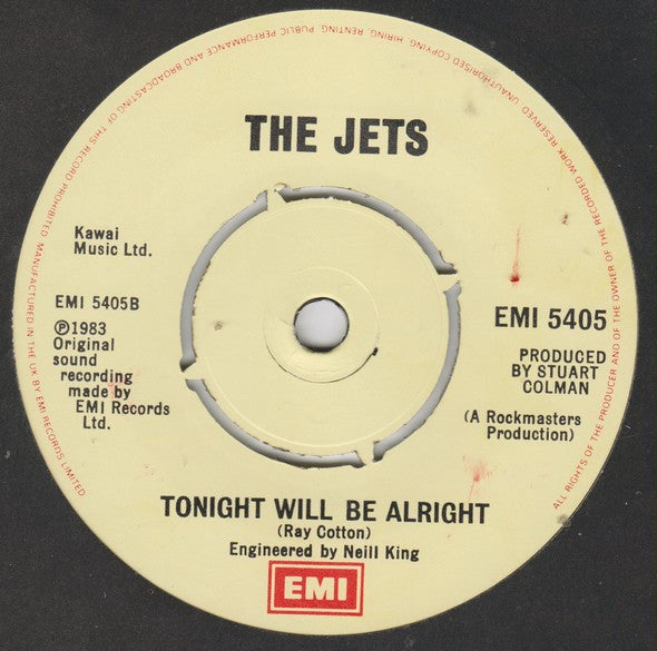 The Jets (2) : Blue Skies (7", Single)