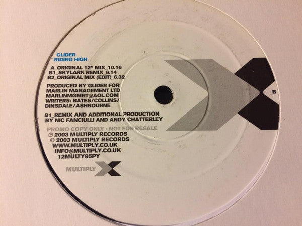 Glider : Riding High (12")