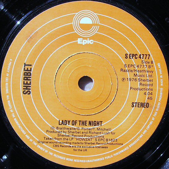Sherbet : If I Had My Way (7", Single)