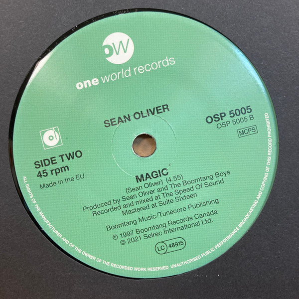 Sean Oliver (2) : You And Me / Magic (7")
