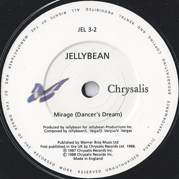 John "Jellybean" Benitez Featuring Adele Bertei : Just A Mirage (7", Single)