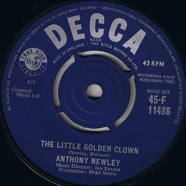 Anthony Newley : That Noise (7", Single)