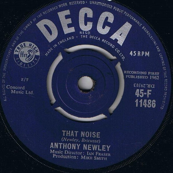 Anthony Newley : That Noise (7", Single)