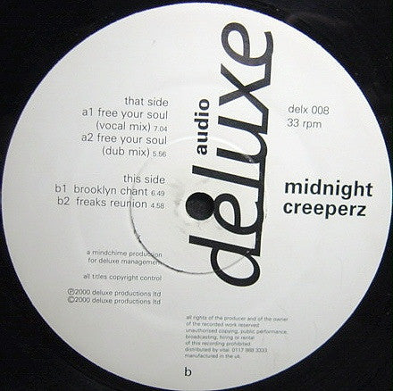 Midnight Creeperz : The Midnight Creeperz EP (12", EP, Ltd)