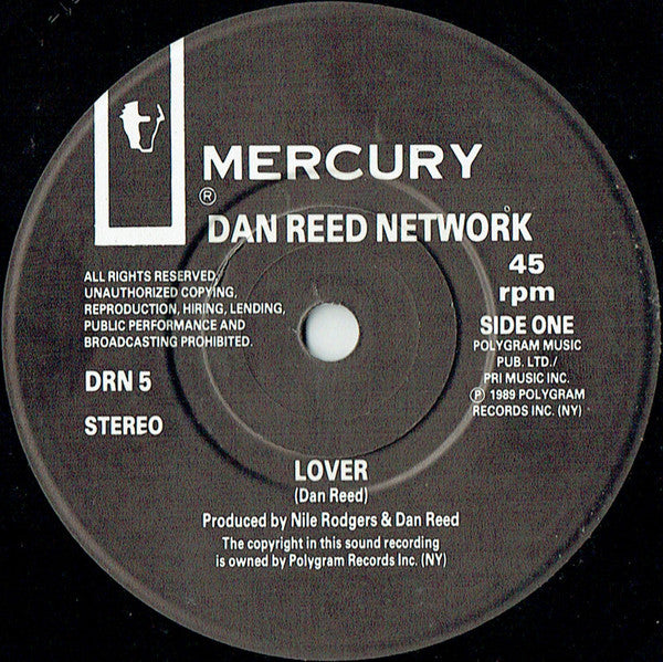Dan Reed Network : Lover / Money (7", Single, Pap)