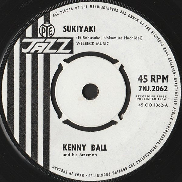 Kenny Ball And His Jazzmen : Sukiyaki (7", Single)