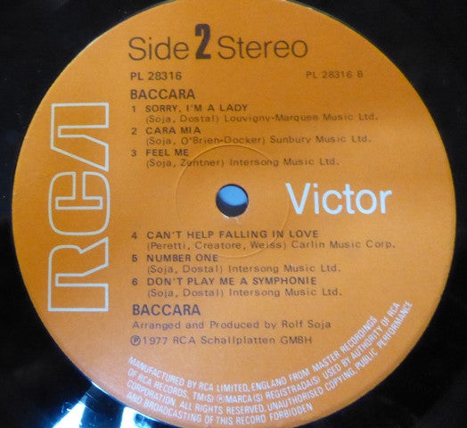 Baccara : Baccara (LP, Album)