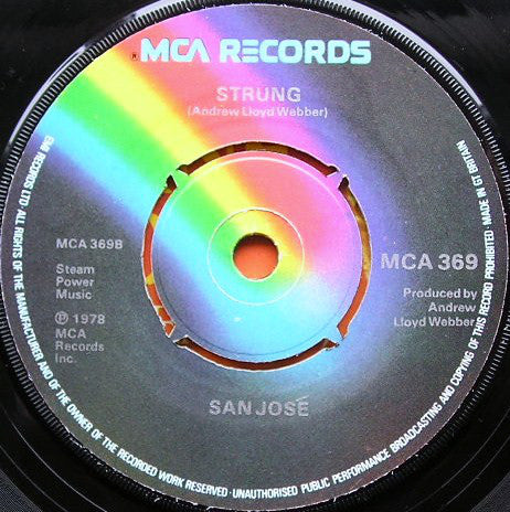 San Jose* : Argentine Melody (Canción De Argentina) (7", Single)