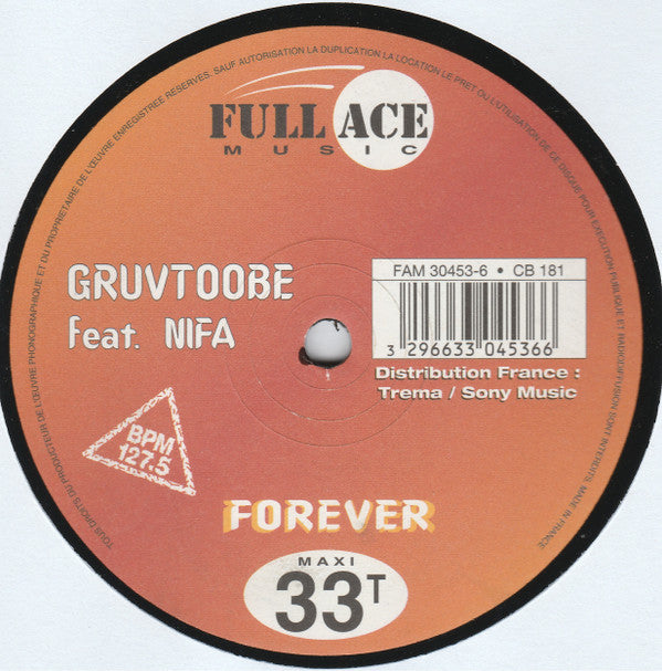 Gruvtoobe Featuring Nifa Spraggins : Forever (12", Maxi)