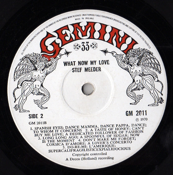 Stef Meeder : What Now My Love - Grand Hammond Medley (LP, Album, RP)