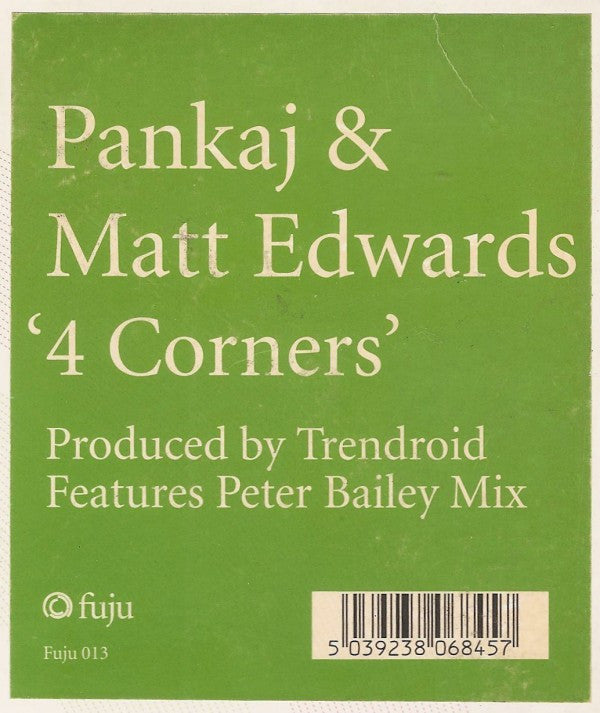 Pankaj & Matt Edwards (2) : 4 Corners (12", Maxi)