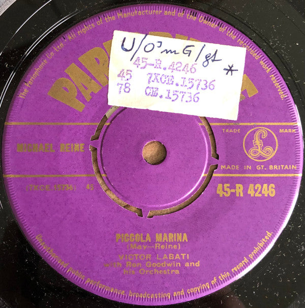 Victor Labati  With Ron Godwin & His Orchestra : You Are My Love / Piccola Marina (7")