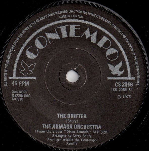 The Armada Orchestra : Feel The Need In Me / The Drifter (7")