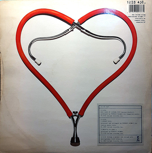Robert Palmer : Bad Case Of Loving You (Doctor, Doctor) (12")