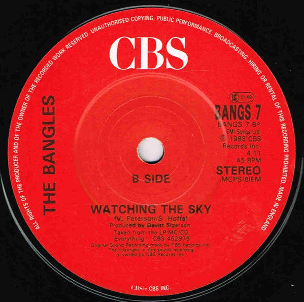 Bangles : I'll Set You Free (Remix) (7", Single)
