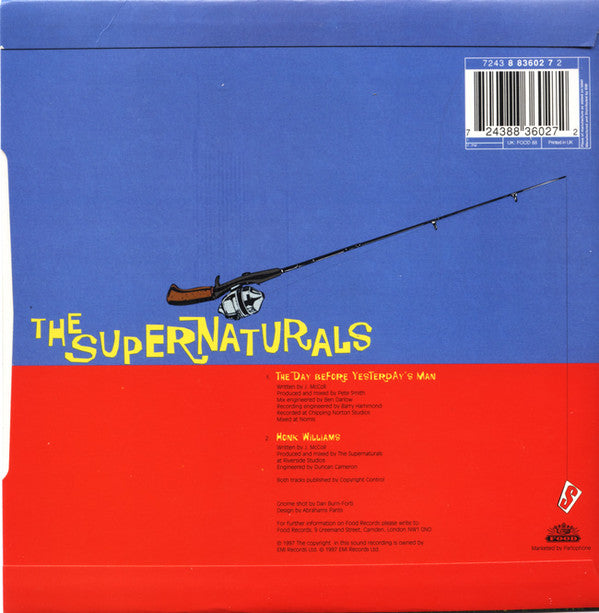 The Supernaturals : The Day Before Yesterday's Man (7", Single, Ltd, Yel)