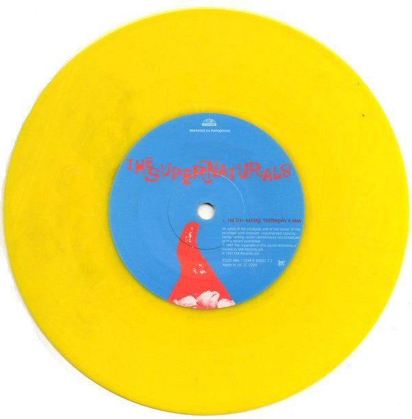 The Supernaturals : The Day Before Yesterday's Man (7", Single, Ltd, Yel)