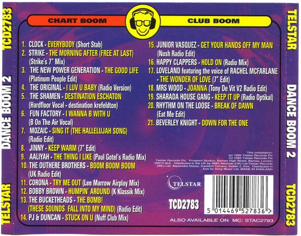 Various : Dance Boom 2 (CD, Comp)