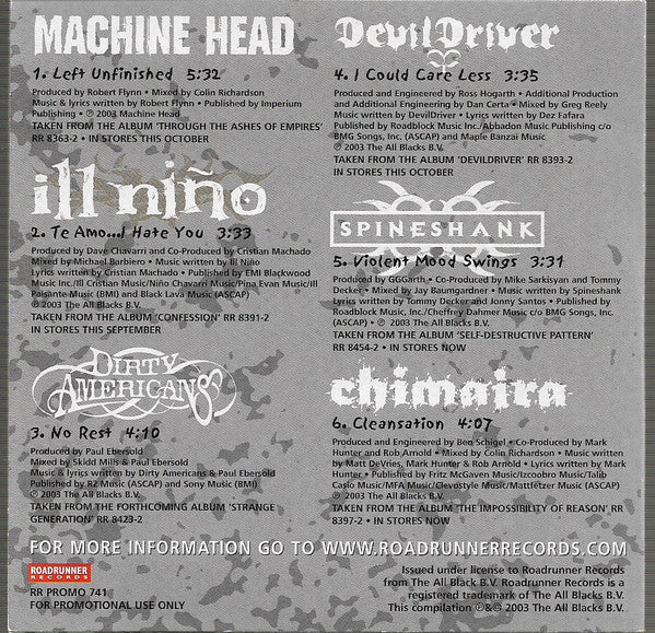 Various : New Shit Vol. 7 (CD, Promo, Smplr)