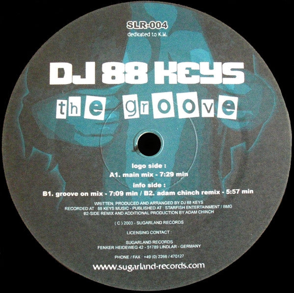 88 Keys : The Groove (12")