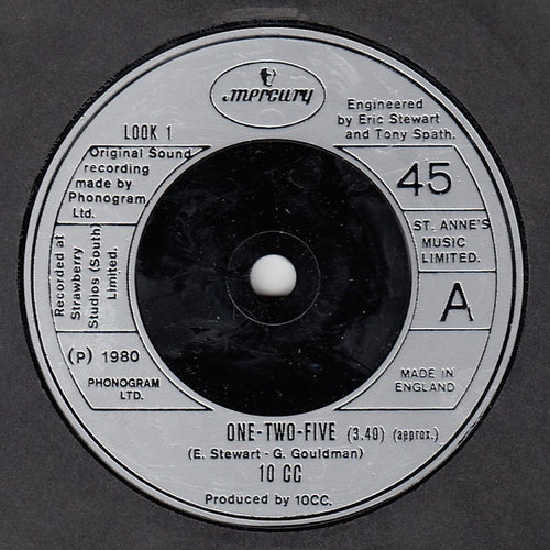 10cc : One-Two-Five (7", Single)