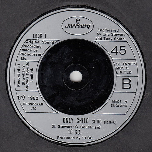 10cc : One-Two-Five (7", Single)