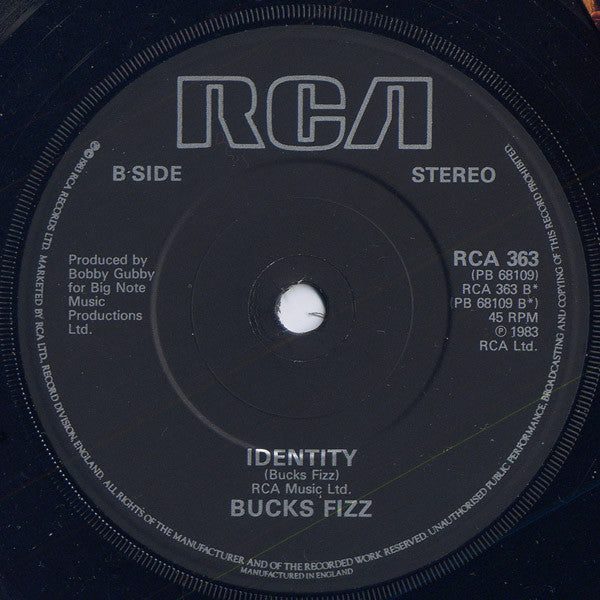 Bucks Fizz : London Town (7", Single)