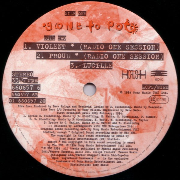Headswim : Gone To Pot (12", Promo)