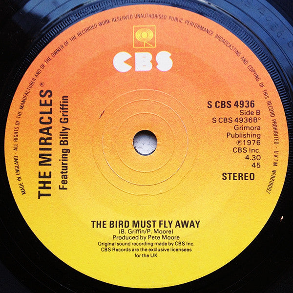 The Miracles Featuring Billy Griffin : Spy For Brotherhood (7", Single)