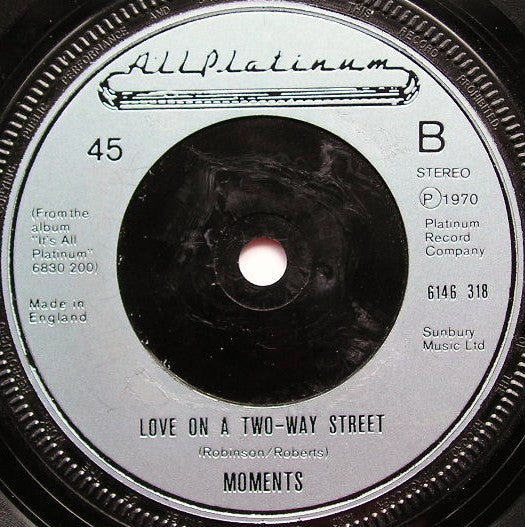 The Moments : Jack In The Box (7", Single)