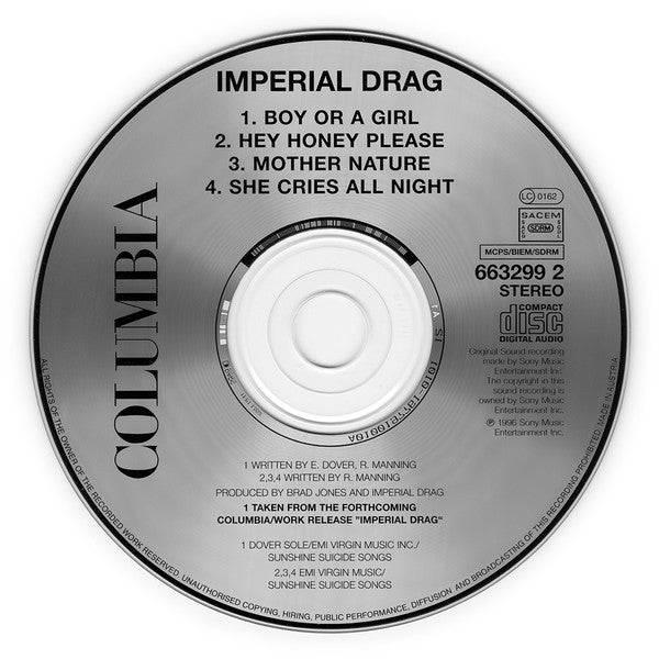 Imperial Drag : Boy Or A Girl (CD, Single)