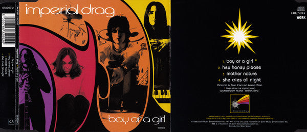 Imperial Drag : Boy Or A Girl (CD, Single)