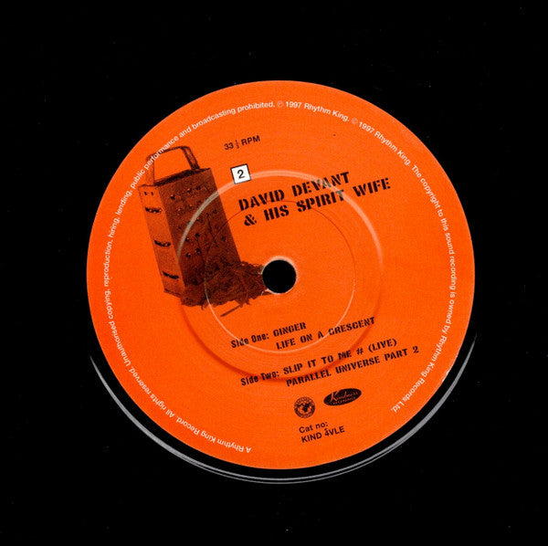 David Devant And His Spirit Wife : Ginger EP (7", EP, Ltd, Num, Bla)