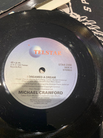 Michael Crawford : I Dreamed A Dream (7")