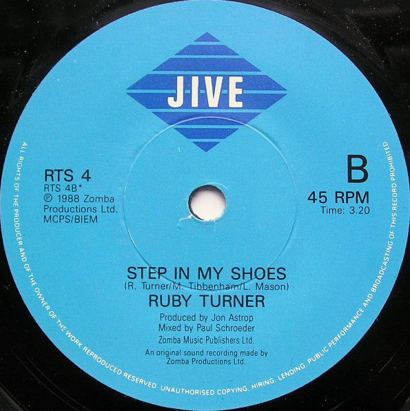 Ruby Turner : Signed, Sealed, Delivered I'm Yours (7", Single, Gat)