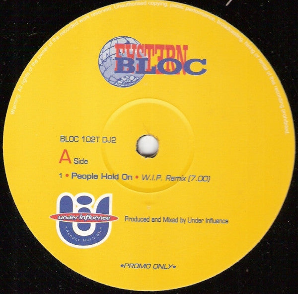Under Influence : People Hold On (12", Promo)