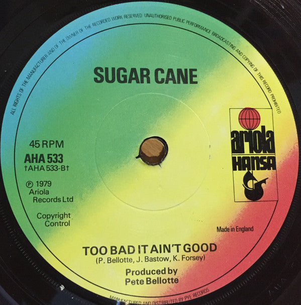 Sugar Cane : Valhevala (7")