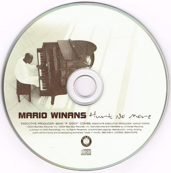 Mario Winans : Hurt No More (CD, Album, S/Edition)