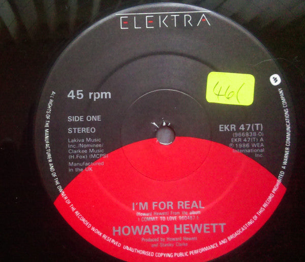 Howard Hewett : I'm For Real (12")