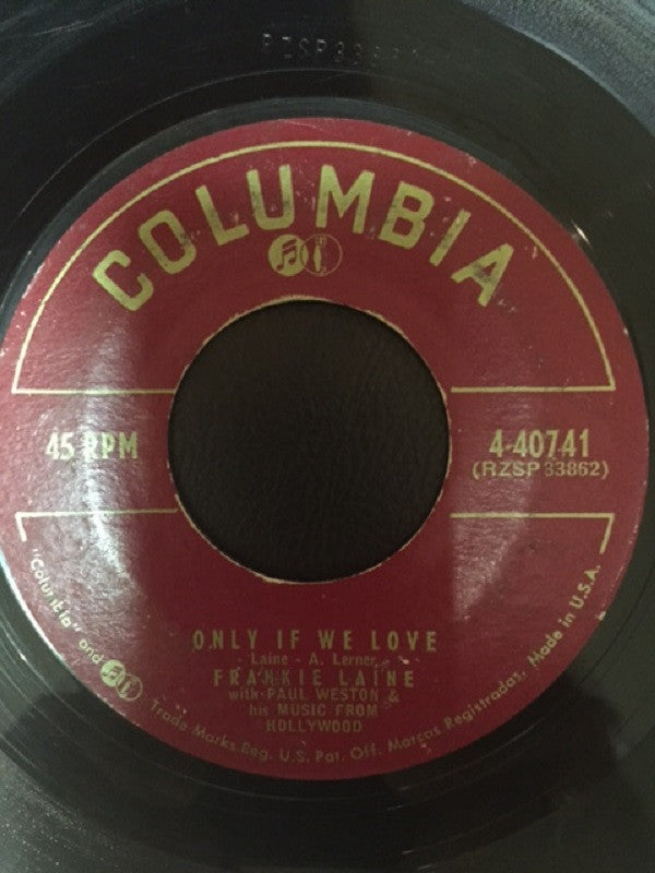 Frankie Laine : On The Road To Mandalay / Only If We Love (7", Single)