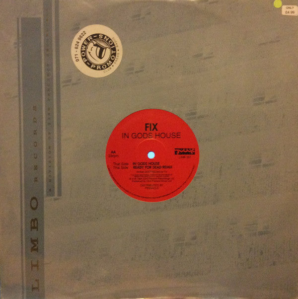 Fix (3) : In Gods House (12", Promo)