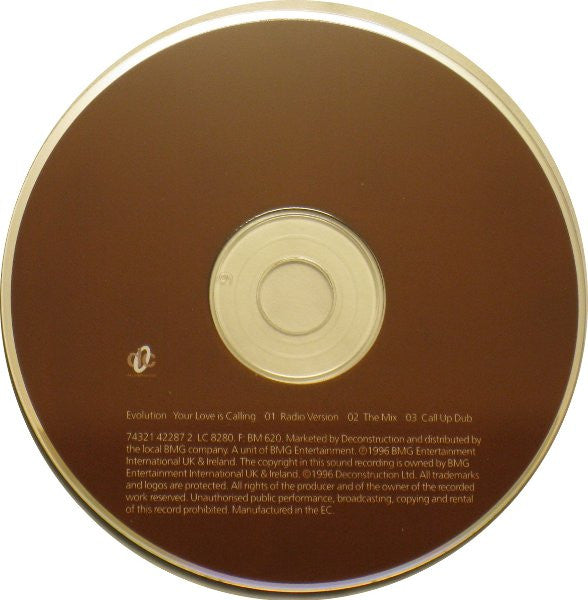 Evolution : Your Love Is Calling (CD, Single)