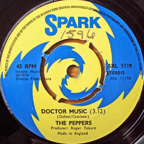 The Peppers : Doctor Music (7", Single)
